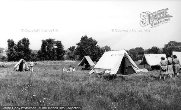 Photo of Chigwell Row, Girl Guides Camping Field c.1965