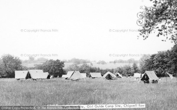 Photo of Chigwell Row, Girl Guides Camping Field c.1965