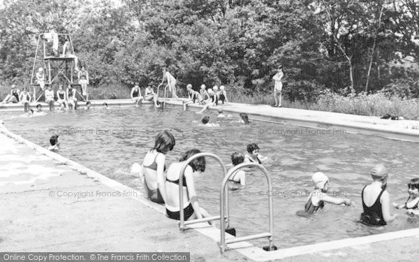 Photo of Chigwell Row, Swimming Pool, Girl Guides Camp c.1965