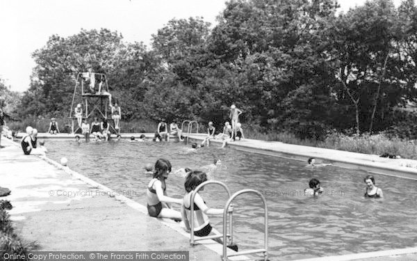 Photo of Chigwell Row, Swimming Pool, Girl Guides Camp c.1965