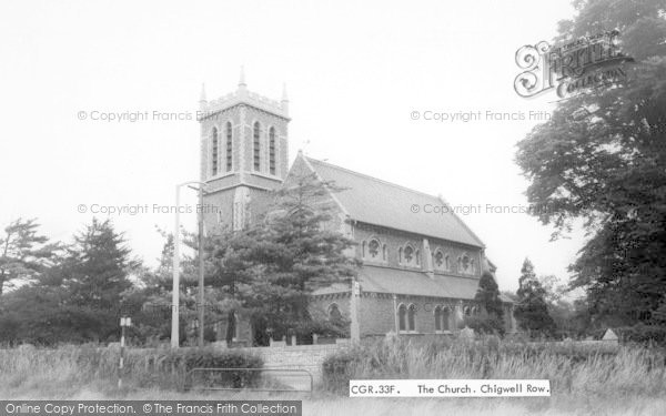 Photo of Chigwell Row, The Church c.1965