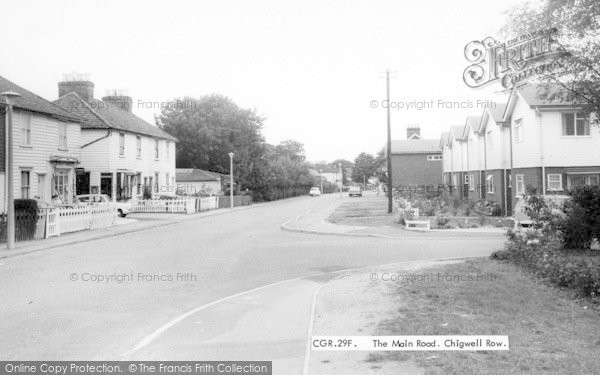 Photo of Chigwell Row, The Main Road c.1965