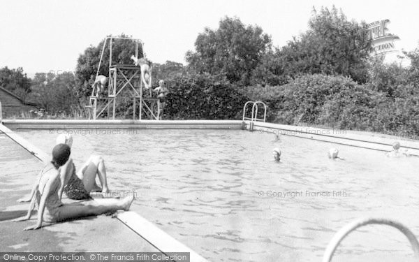 Photo of Chigwell Row, The Swimming Pool c.1955