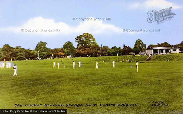 Photo of Chigwell, The Cricket Ground Grange Farm c.1960