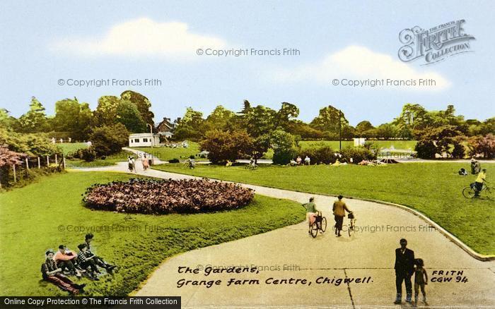 Photo of Chigwell, The Gardens, Grange Farm Centre c.1960