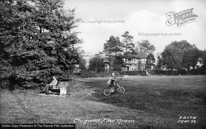 Photo of Chigwell, The Green c.1955
