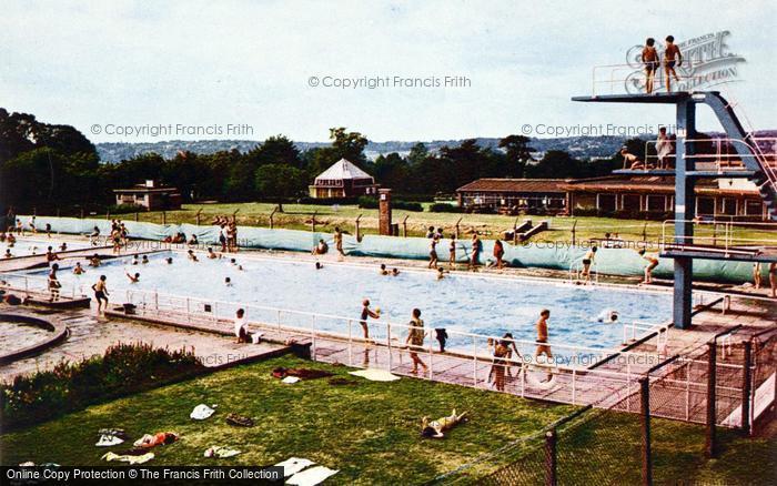 Photo of Chigwell, The Swimming Pool Grange Farm Centre c.1965