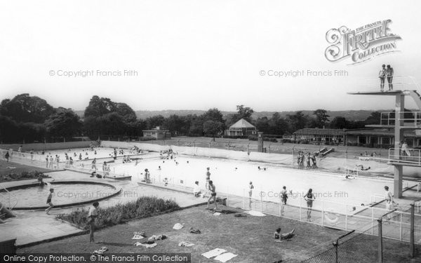Photo of Chigwell, the Swimming Pool Grange Farm Centre c1965