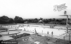 Chigwell, the Swimming Pool Grange Farm Centre c1965