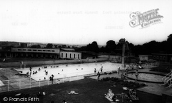 Chigwell, the Swimming Pool Grange Farm Centre c1965