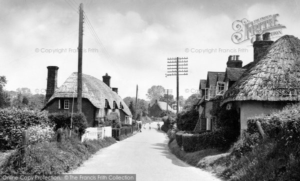 Photo of Chilbolton, The Village c.1951