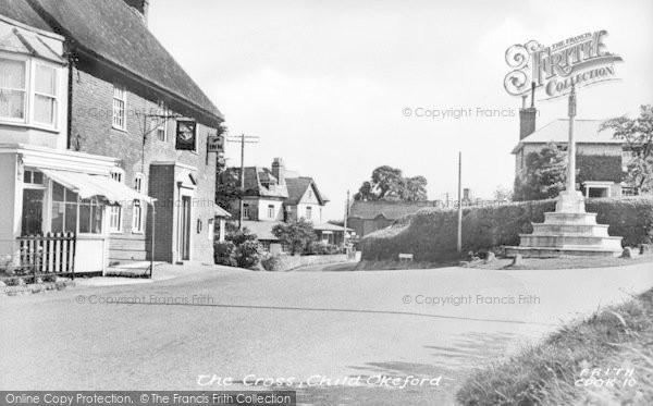 Photo of Child Okeford, The Cross c.1955