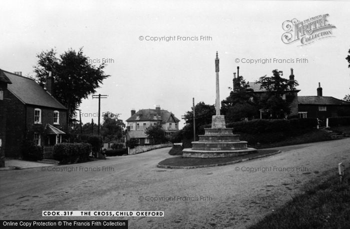 Photo of Child Okeford, The Cross c.1965