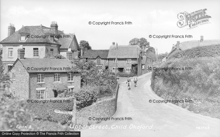 Photo of Child Okeford, Upper Street c.1955