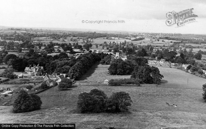 Photo of Child Okeford, View From Hambledon Hill c.1960