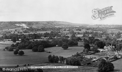 Child Okeford, view from Hambledon Hill c1960
