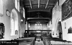 Church Interior c.1955, Childrey