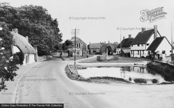 Photo of Childrey, The Pond And Village c.1960