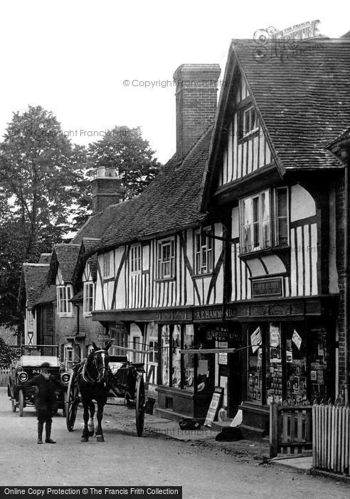 Photo of Chilham, A. E. Hammond, Grocer And Draper, The Square 1913