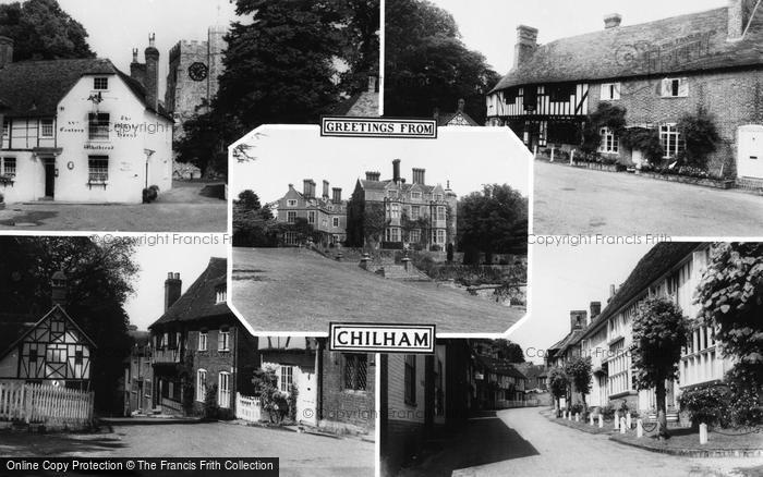 Photo of Chilham, Composite c.1960