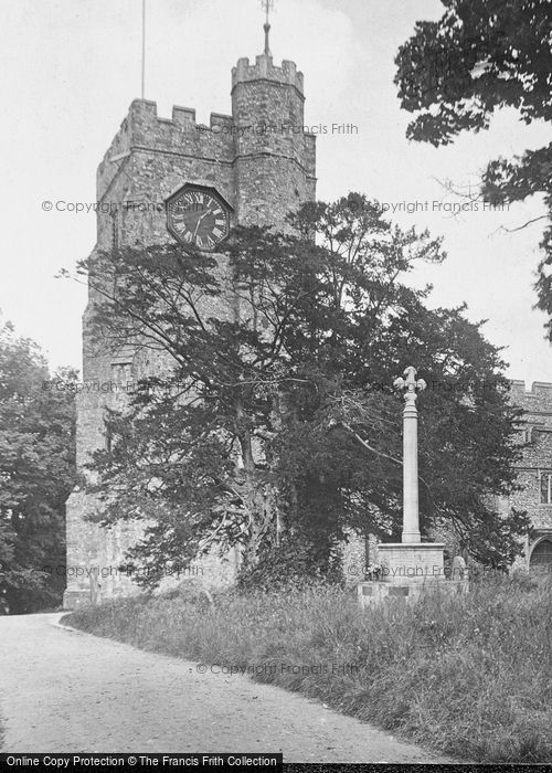 Photo of Chilham, St Mary's Church And War Memorial 1925