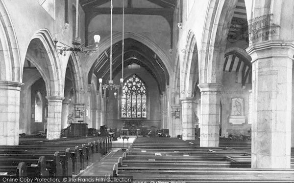 Photo of Chilham, The Church Interior 1903