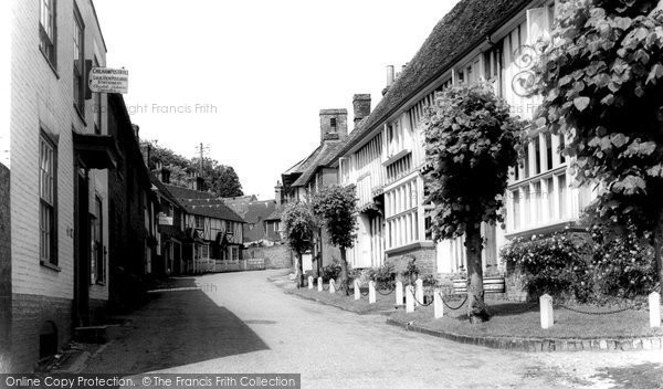 Photo of Chilham, the Street c1955