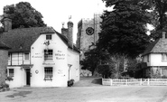 The White Horse Inn And St Mary's Church c.1955, Chilham