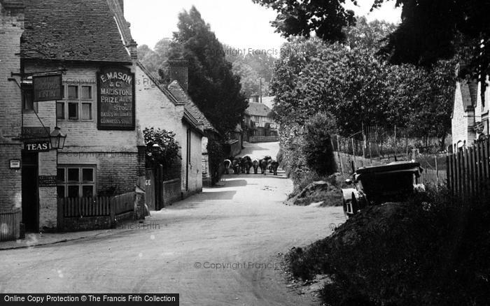 Photo of Chilham, The Woolpack Inn 1925