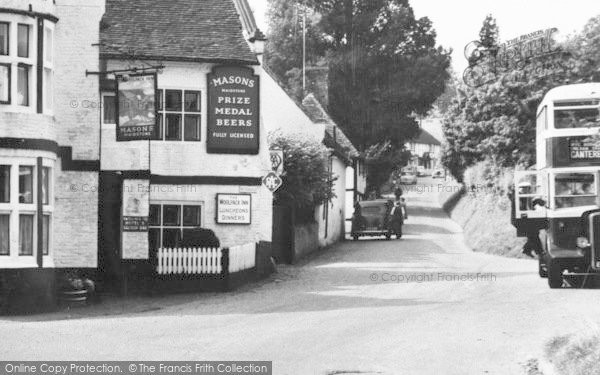 Photo of Chilham, The Woolpack Inn c.1955
