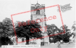Parish Church c.1955, Chilvers Coton