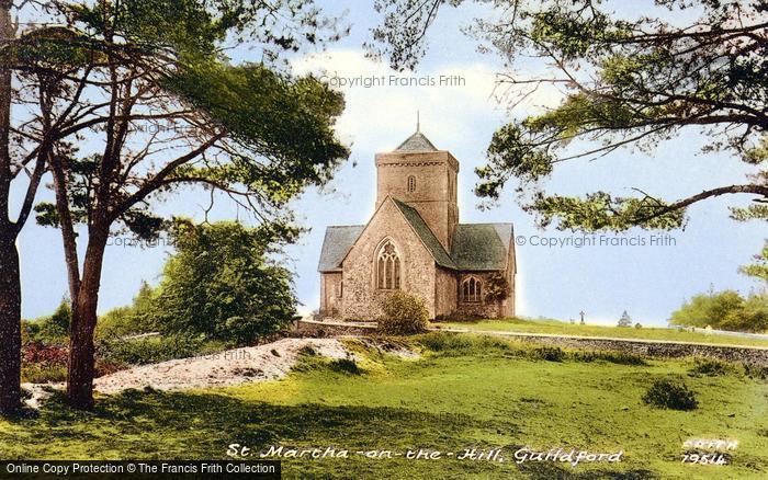 Photo of Chilworth, St Martha's Church 1927