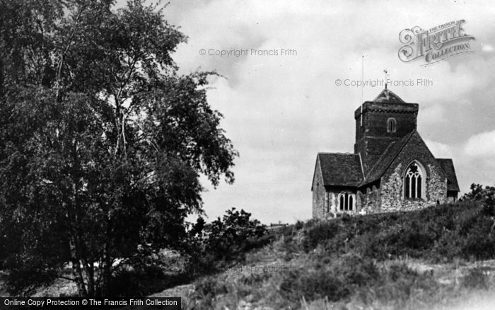 Photo of Chilworth, St Martha's Church c.1955