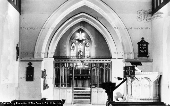 Photo of Chilworth, St Martha's On The Hill Church, Interior c.1955