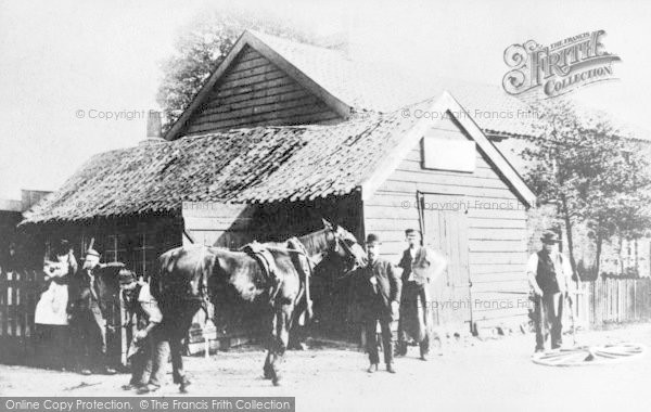Photo of Chingford, The Smithy, Station Road c.1885