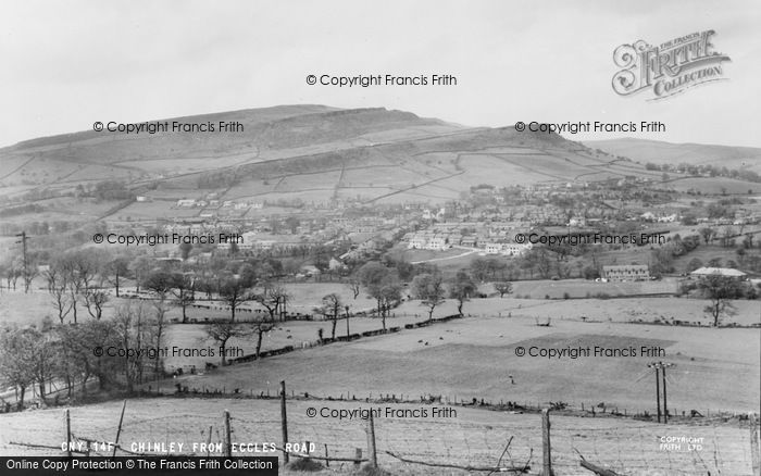 Photo of Chinley, From Eccles Road c.1955