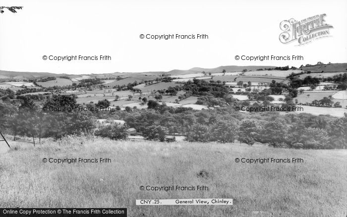 Photo of Chinley, General View c.1960