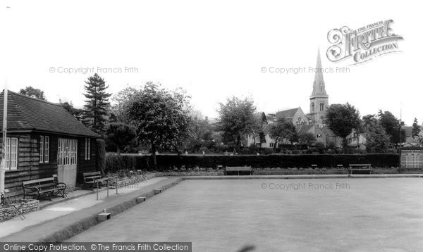 Photo of Chippenham, Bowling Green And St Paul's Church c.1960