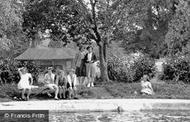 By The Children's Pool, John Cole's Park c.1955, Chippenham