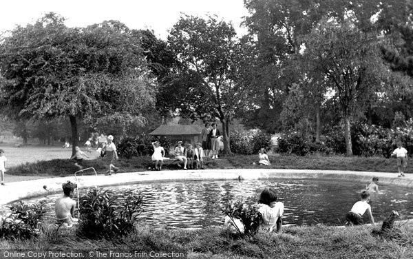 Photo of Chippenham, Children's Pool, John Cole's Park c.1955