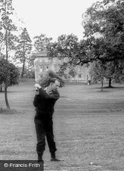 Golfer At Monkton Park Golf Course c.1960, Chippenham