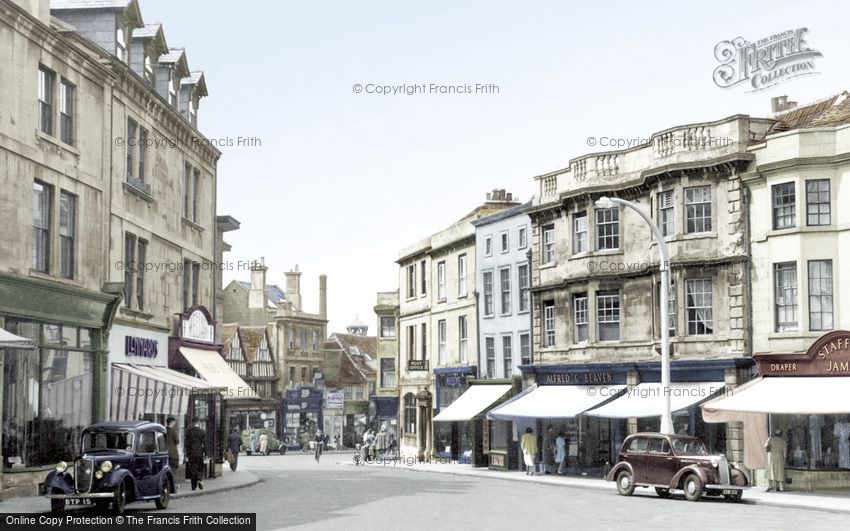 Chippenham, Market Place c1955