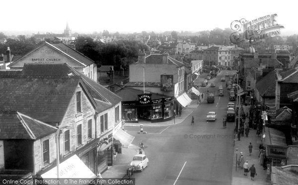 Photo of Chippenham, New Road From The Viaduct c.1960