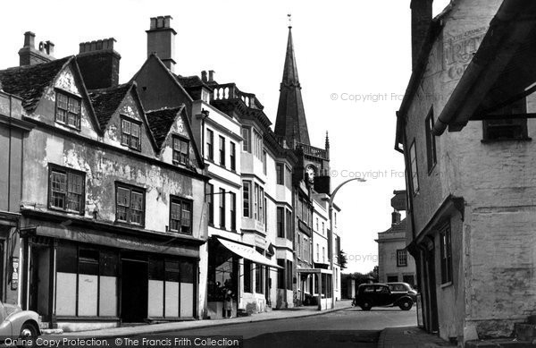 Photo of Chippenham, Old Houses c.1955