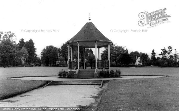 Photo of Chippenham, The Bandstand, John Cole's Park c.1960