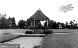 The Bandstand, John Cole's Park c.1960, Chippenham