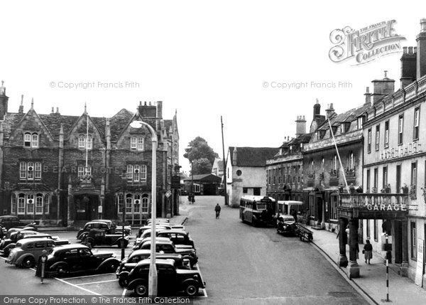 Photo of Chippenham, The Market Place c.1955