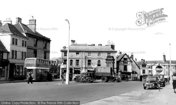 Photo of Chippenham, The Market Place c.1955