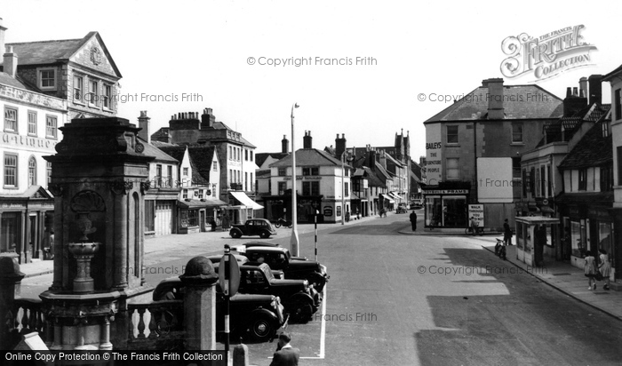 Photo of Chippenham, The Market Place c.1955