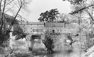 Chippenham, the Old Mill from the Avon c1955